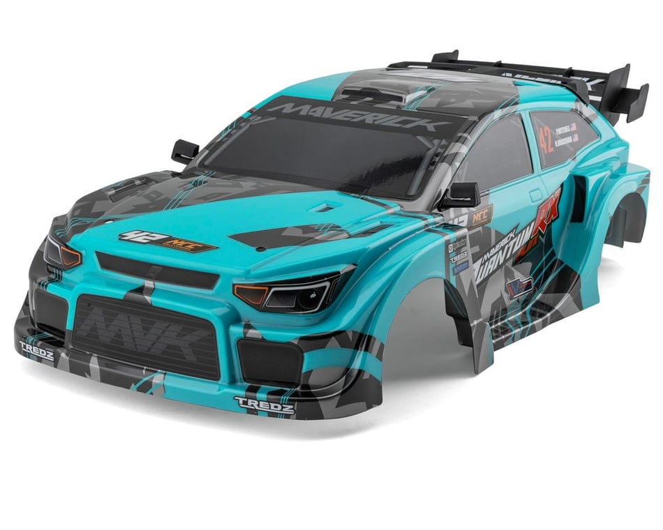 Maverick QuantumRX Flux 1/8 Rally Car Body (Clear) [MVK150362