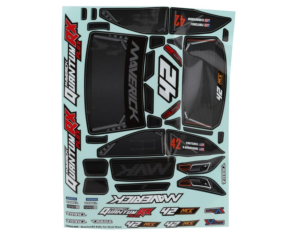 Maverick QuantumRX Flux 1/8 Rally Car Body (Clear) [MVK150362