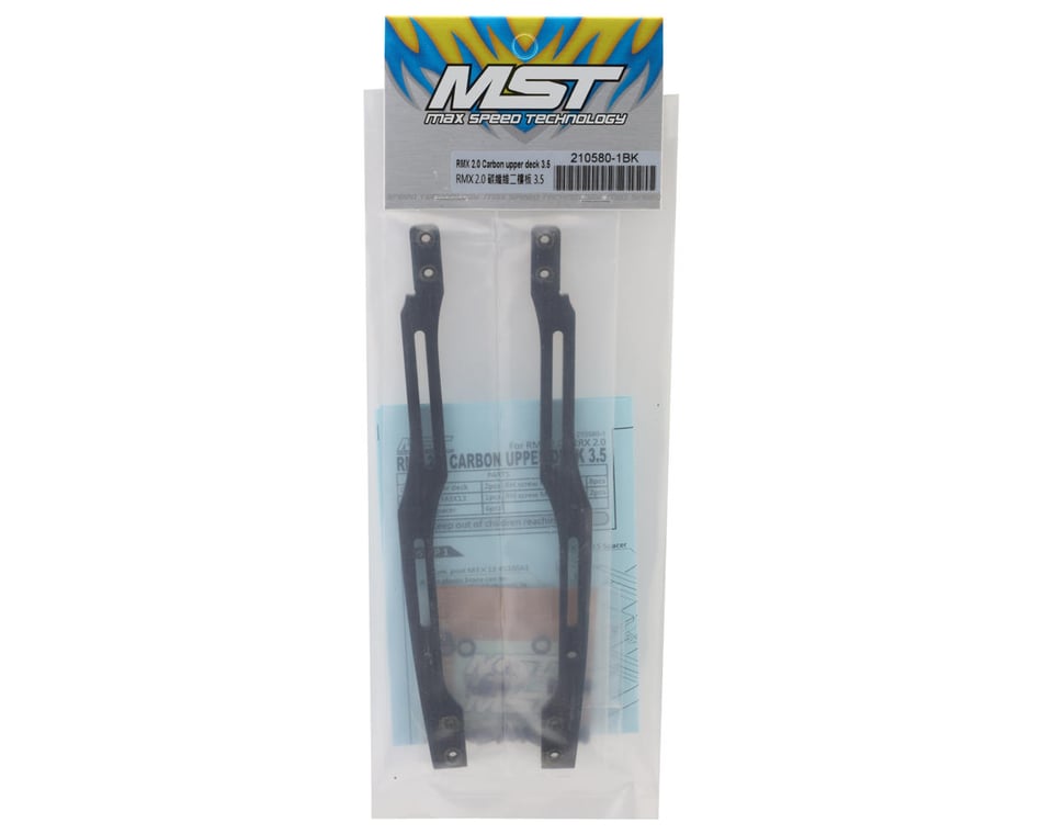 MST RMX 2.0 3.5mm Carbon Fiber Upper Deck (Black) [MXS-210580-1