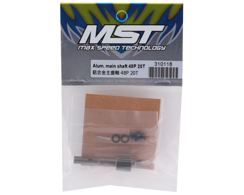MST RMX 2.0/2.5 48P Aluminum Main Shaft (20T)