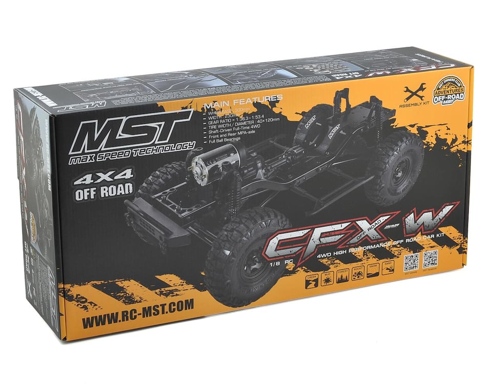 MST CFX-W High Performance Scale Rock Crawler Kit (No Body) 300/313mm  Wheelbase