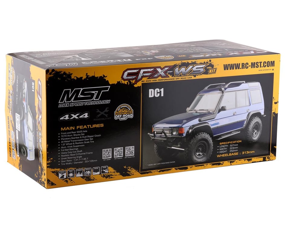 MST CFX-WS High Performance Scale Rock Crawler Kit w/DC1 Body [MXS-532196]  - HobbyTown