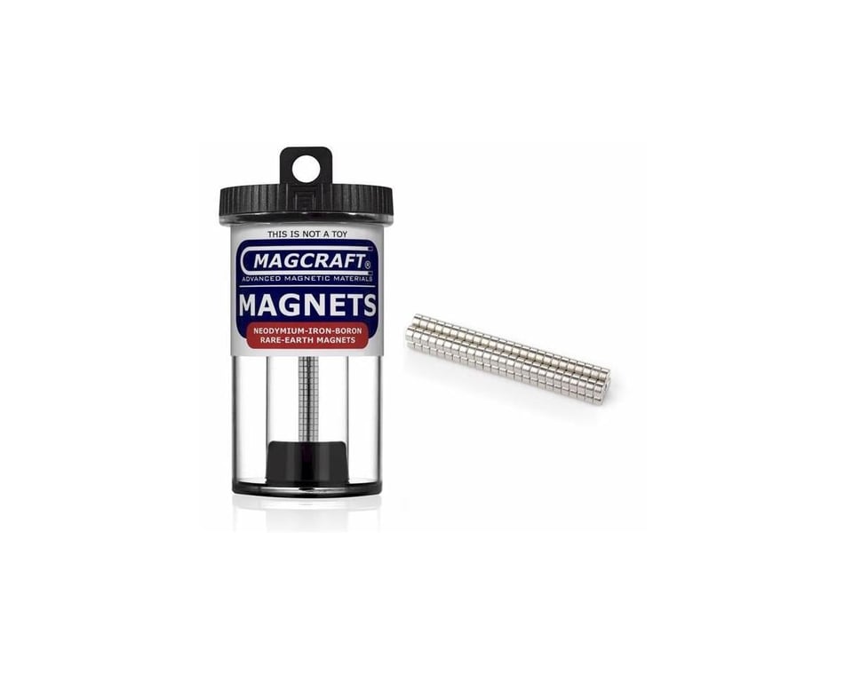 National Imports / Magcraft 1/8-Inch by 1/16-Inch Rare Earth Disc