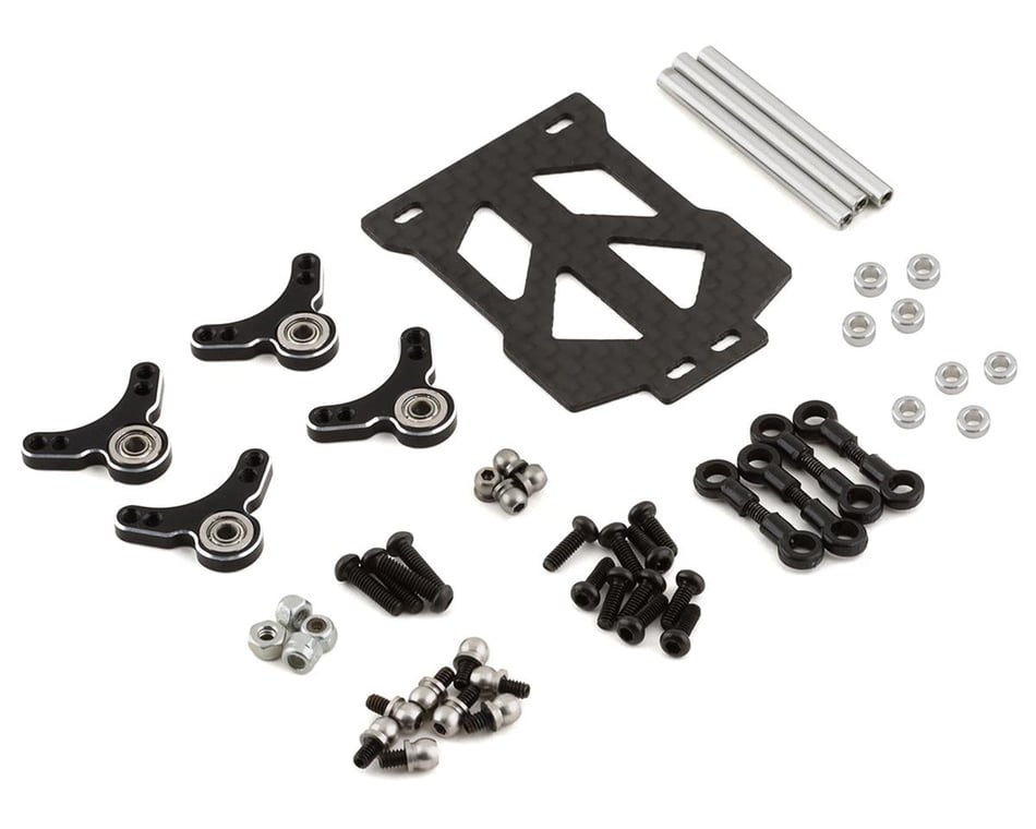 エクスカベーターズ　1号ちゃん & 素体用関節パーツランナー×２（1体分） NEXX Racing Axial SCX24 Carbon Fiber Caiman Cantilever Suspension