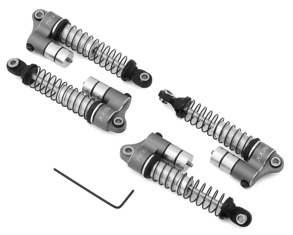 NEXX Racing Reservoir Aluminum Threaded Oil Filled Shocks for