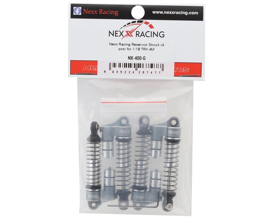 NEXX Racing Reservoir Aluminum Threaded Oil Filled Shocks for