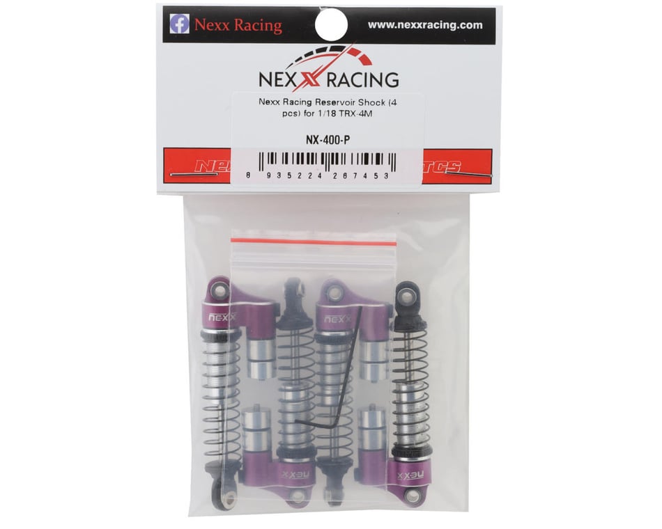NEXX Racing Reservoir Aluminum Threaded Oil Filled Shocks for