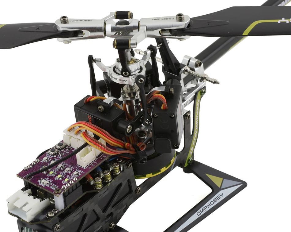 OMPHobby M1 EVO BNF Electric Helicopter (SFHSS) (Yellow OMPHobby M1 EVO BNF Electric Helicopter (SFHSS) (Yellow