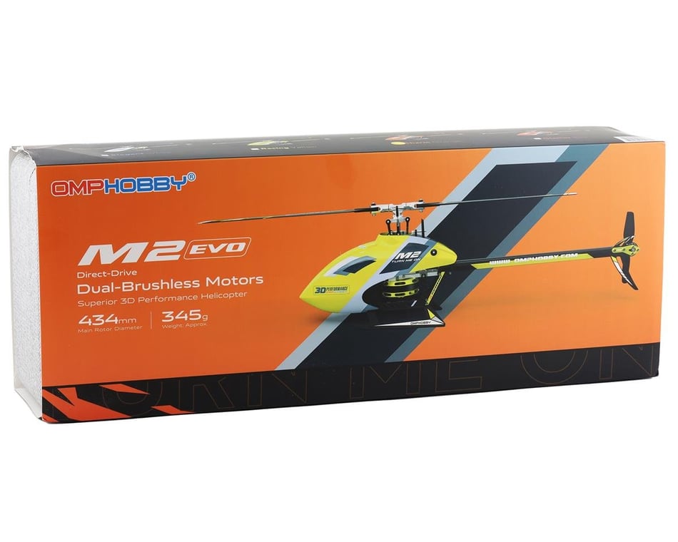 OMPHobby M2 EVO BNF Electric Helicopter (Orange) [OMP-M2-EVO-O 