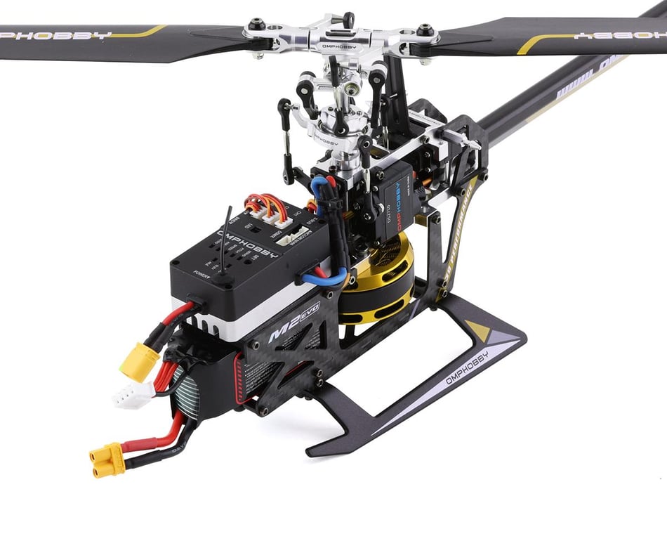 OMPHobby M2 EVO BNF Electric Helicopter (Yellow)