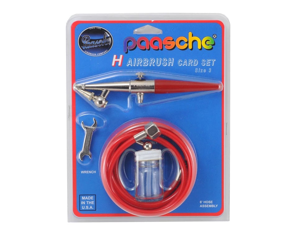 PAASCHE COMPANY F CARD AIRBRUSH SET KIT SINGLE ACTION NEW AIR