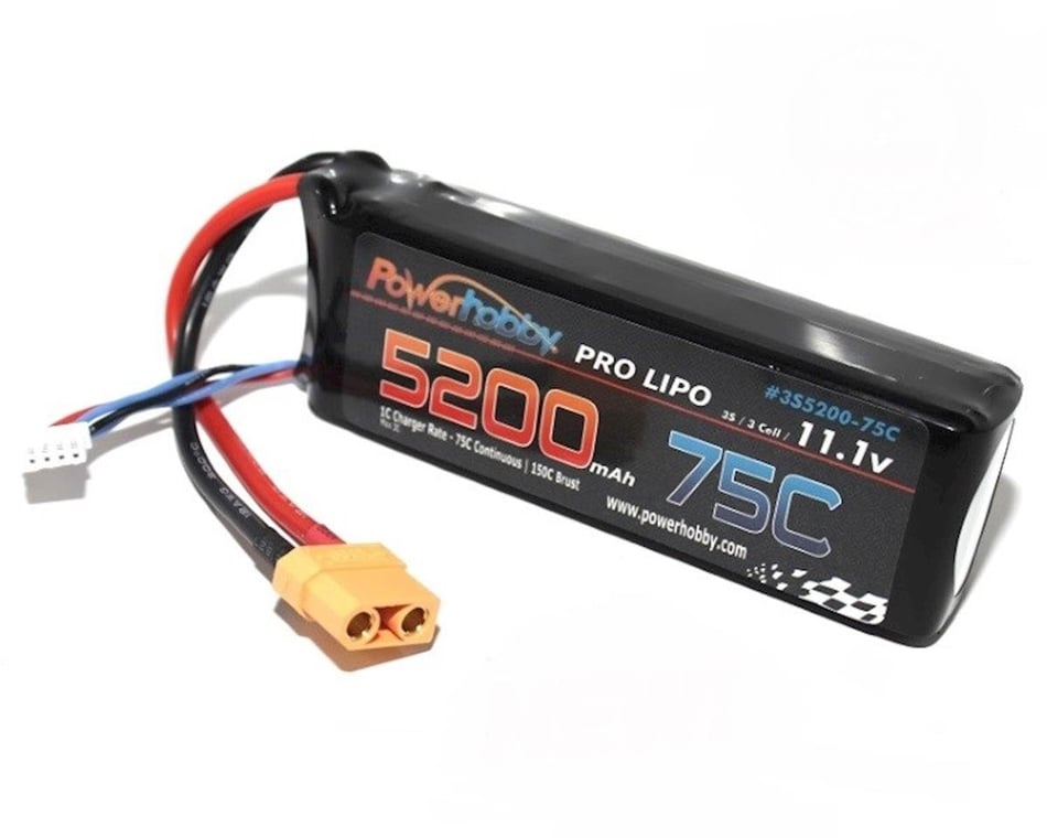 Powerhobby 3s 11.4V 4200mah 120c Graphne + HV Lipo Battery w Deans plugs