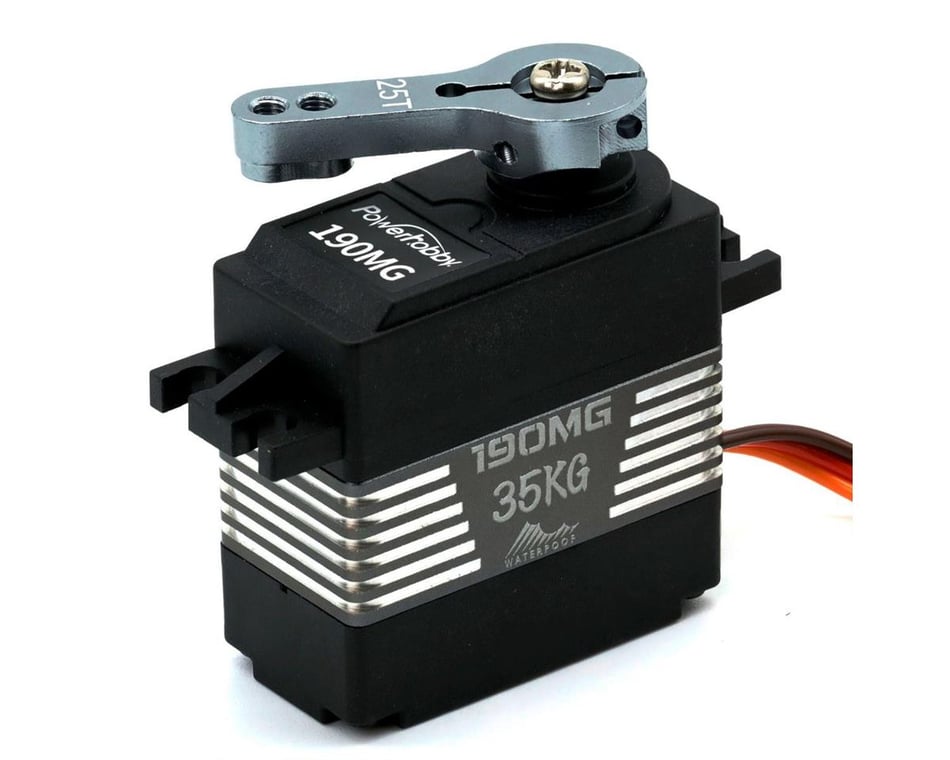 Power Hobby 190MG 1/10 35kg High Torque Metal Gear Waterproof HV Servo  [PHBPH190MG] - HobbyTown