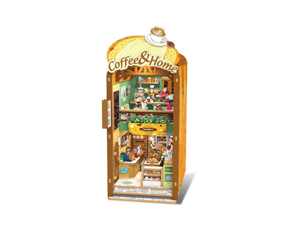 絶版　イタリア　絵本 工作キット付 La casetta nell'albero Playful Mario Coffee + Home Book Nook [PLY68061] - HobbyTown