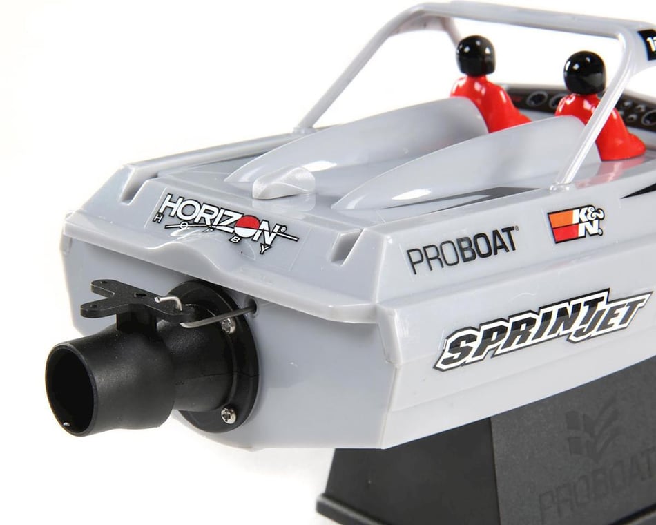 Pro Boat Sprintjet 9 Inch Self-Righting RTR Electric Jet Boat (Silver)  w/2.4GHz Radio, Battery & Charger