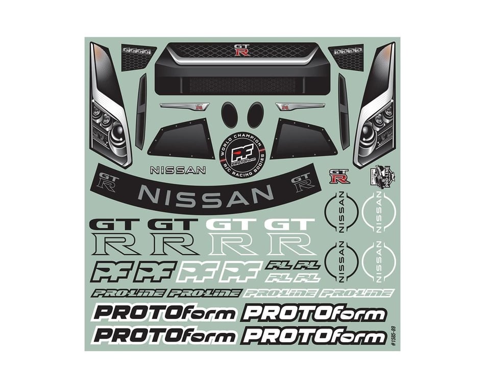 Protoform Nissan GT-R R35 No Prep Drag Racing Body (Clear