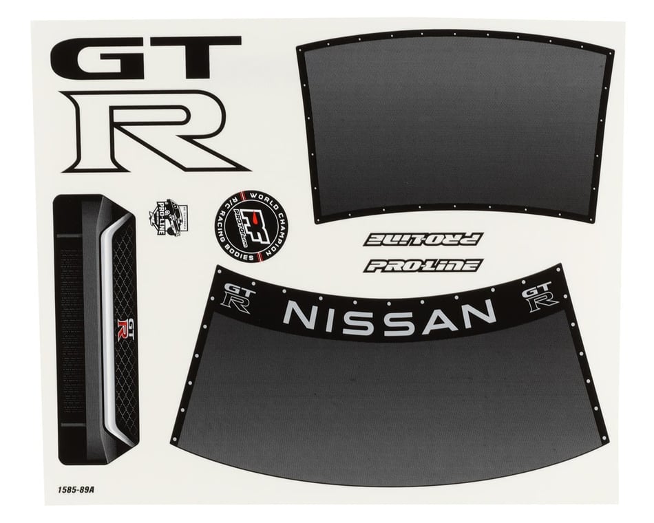 Protoform Nissan GT-R R35 1/10 No Prep Drag Racing Body (Grey