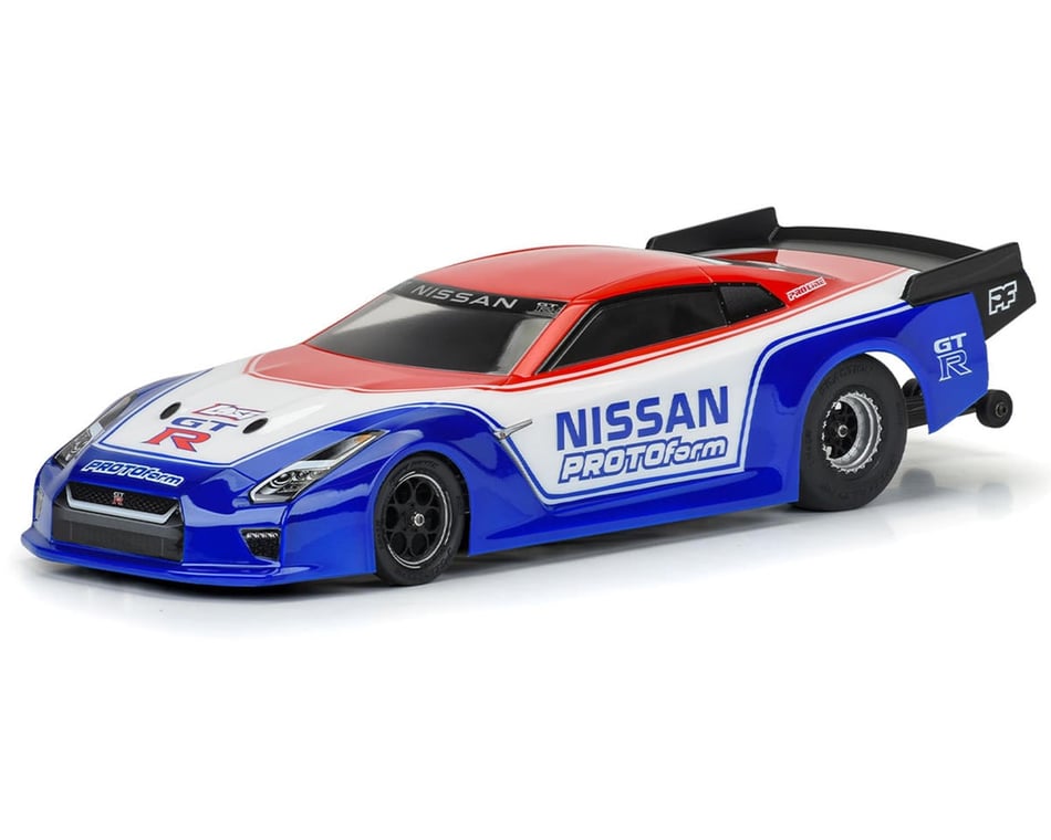 Protoform Nissan GT-R R35 Pro Mod 1/16 Mini Drag Body Set (Clear