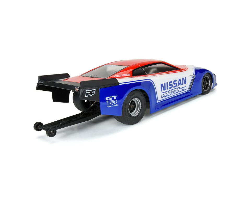 Protoform Nissan GT-R R35 Pro Mod 1/16 Mini Drag Body Set (Clear