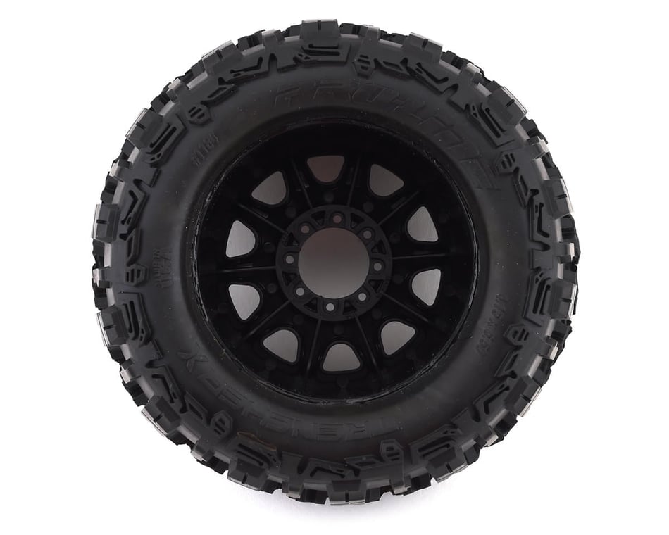 Ensemble Pneus Pro-Line Trencher 3.8 + Jantes Axial #8014 – 1/8, Noir, Neuf
