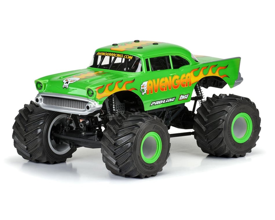 Pro Line LMT 1957 Chevy Bel Air Avenger 1 10 Monster Truck Body Clear PRO3630 00 HobbyTown