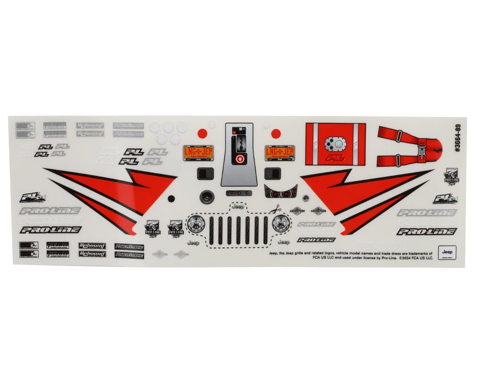 Pro-Line Axial® SCX24™ 2004 Jeep® LJ Mini Crawler Body (Clear