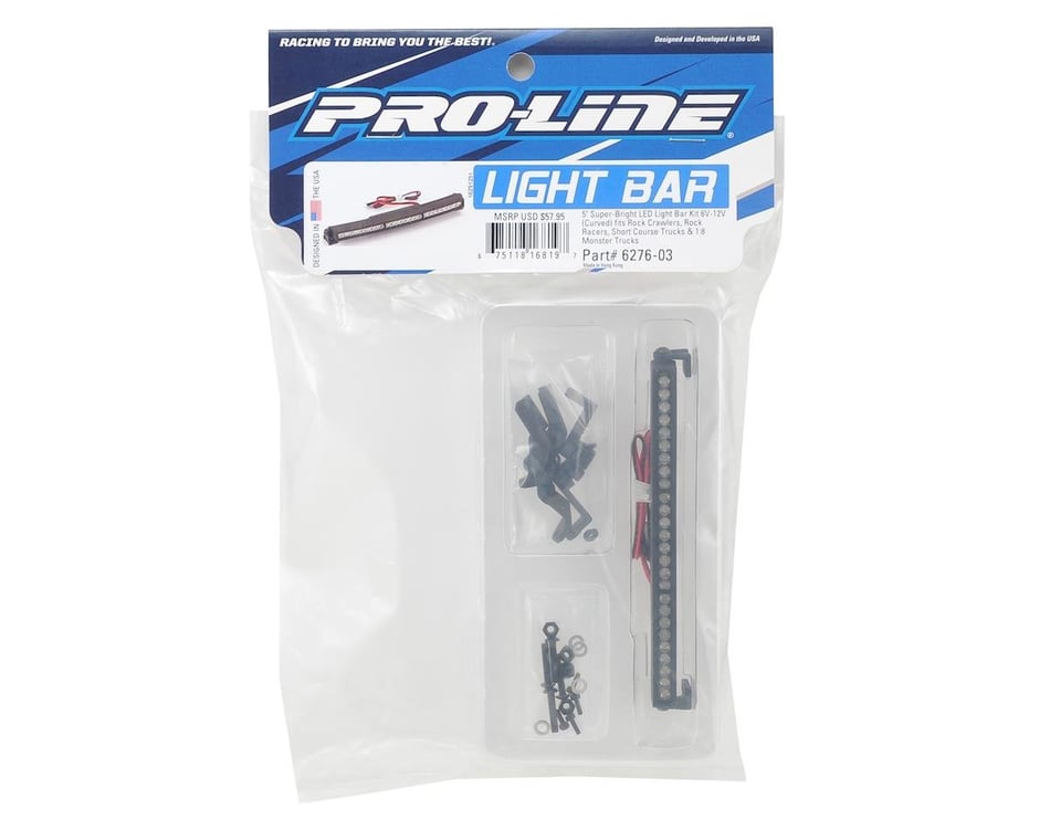 Pro-Line 5 Curved Super-Bright LED Light Bar Kit (6V-12V) [PRO6276-03] -  HobbyTown