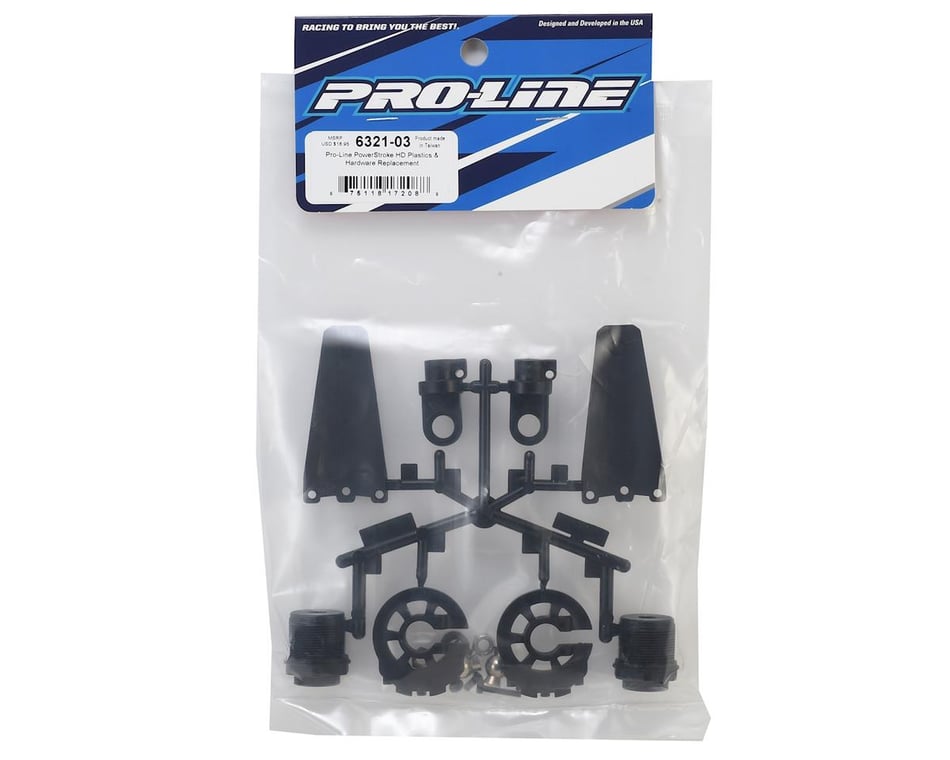 Pro-Line PowerStroke HD Shock Plastic & Hardware Set for Traxxas X
