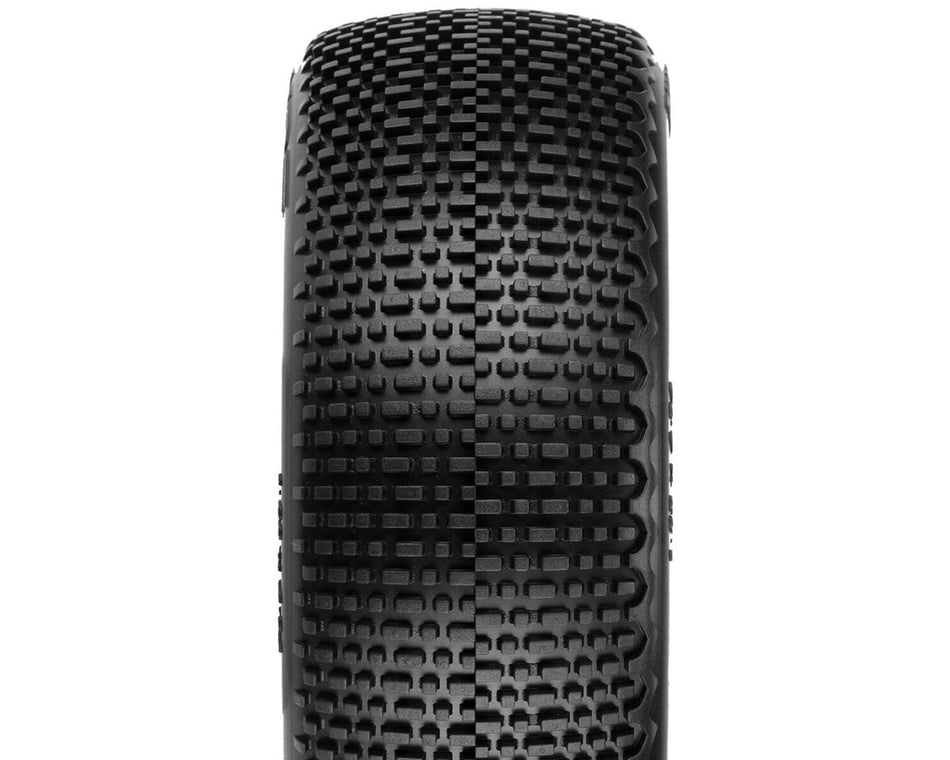 Pro-Line Buck Shot Pre-Mounted 1/8 Buggy Tires (White) (2) (S3