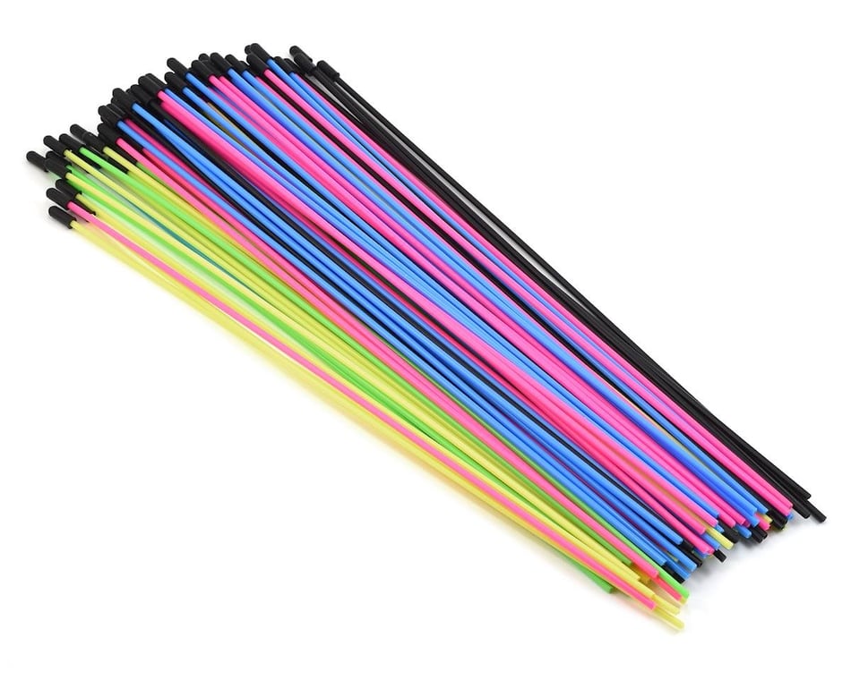 5 Pack Plastic Antenna Tube with Cap for RC Model Cars Boat Multicolor or Solid 