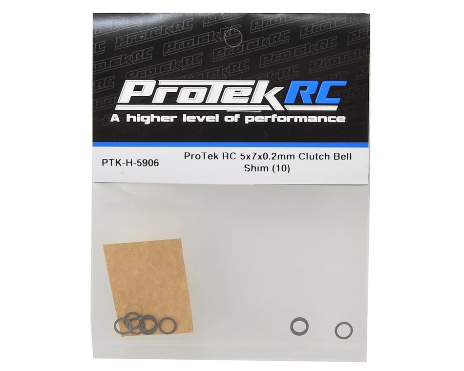 ProTek RC 5x7mm Clutch Bell Shim (10) (0.2mm) [PTK-H-5906] - HobbyTown
