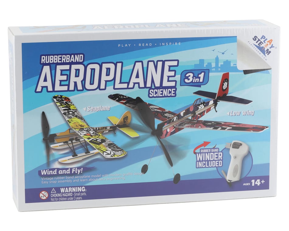 Rubber Band Aeroplane Science 3 in 1 - playstemglobal