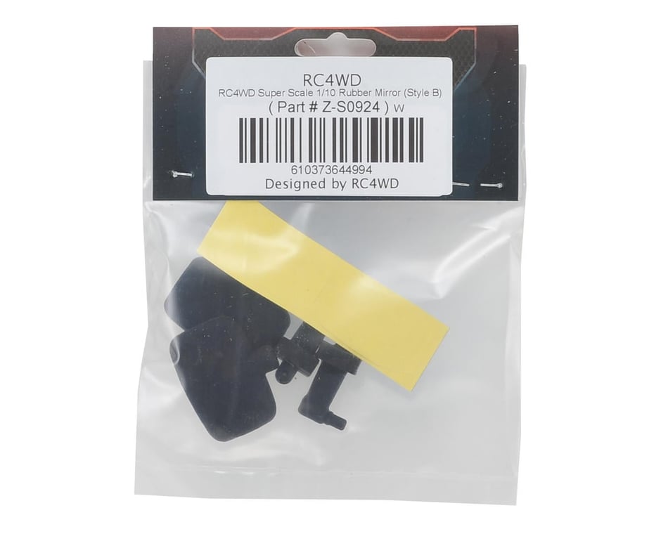 RC4WD Super Scale 1/10 Rubber Mirror (Style B) [RC4ZS0924] - HobbyTown