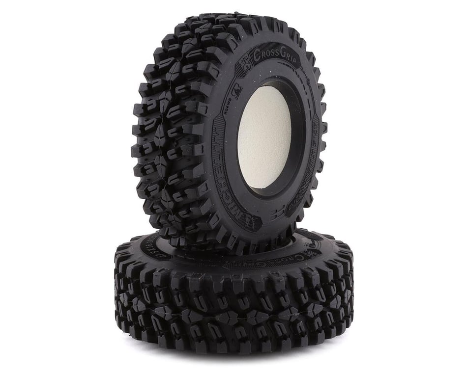 4Stk RC 2.2 Truck Badland Mud Reifen Tires Fit RC 4WD Axial RPM 2.2 Felgen Wheel 