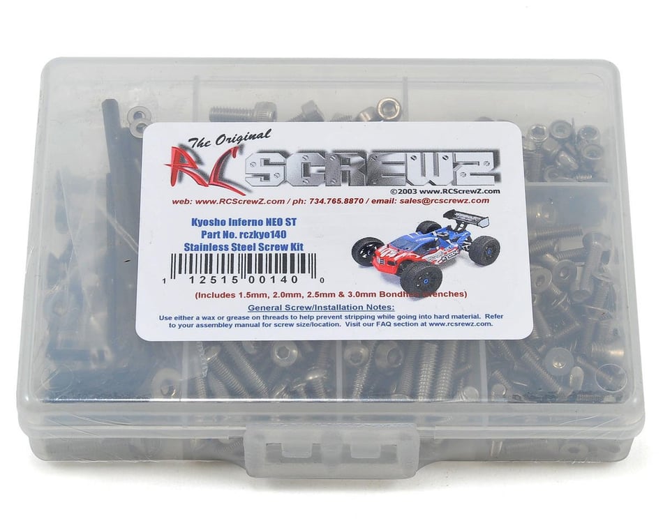 RCScrewZ Kyosho Inferno Neo St Stainless Steel Screw Kit Kyo140 for sale online 