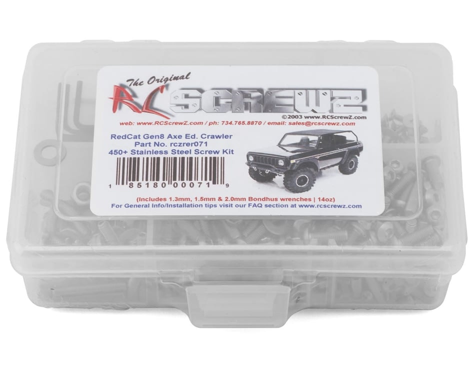 RC Screwz RedCat Racing 1/10 Gen8 Axe Rock Crawler Stainless Screw