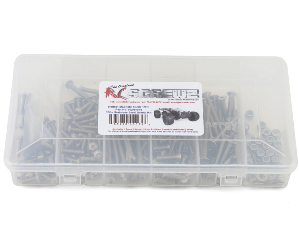 M・R・C RC Screwz Redcat Racing Machete Stainless Steel Screw Kit