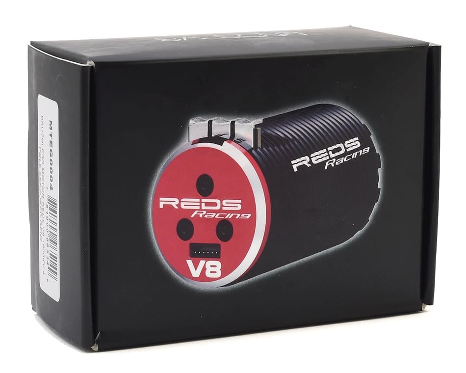 REDS V8 Gen 2 4-Pole Sensored 1/8 Scale Brushless Motor (1900kV