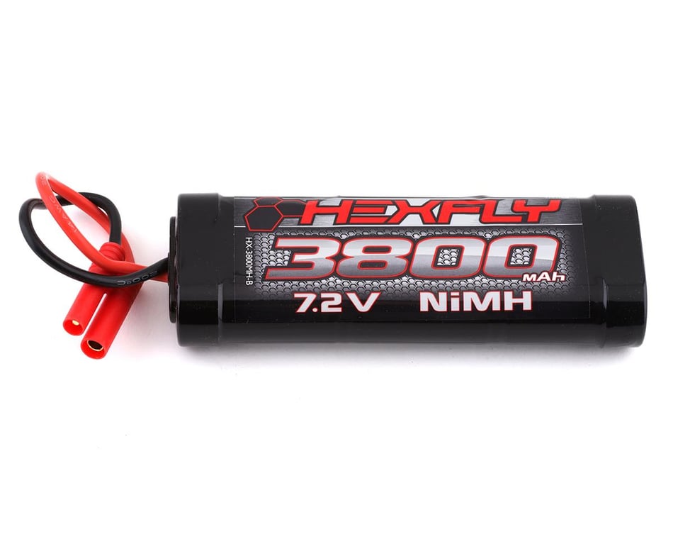 Redcat 6-Cell NiMH Battery w/Banana 4.0 Connector (7.2V/3800mAh