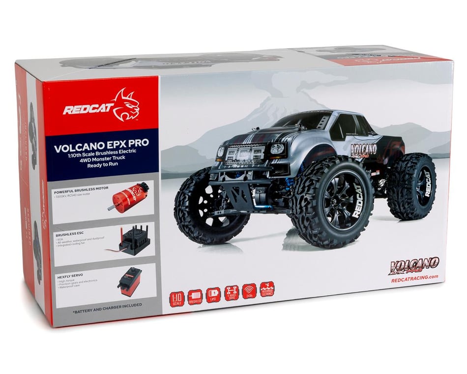 REDCAT RACING Volcano EPX PRO STOCK LIPO BATTERY AND CHARGER 3500 mAH 7.4V 15C 