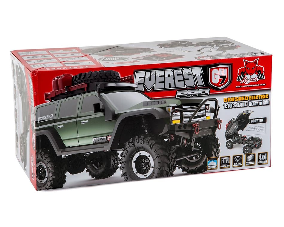 GREEN REDCAT EVEREST Gen7 PRO 1/10 Scale RC Remote Control Rock Crawler 