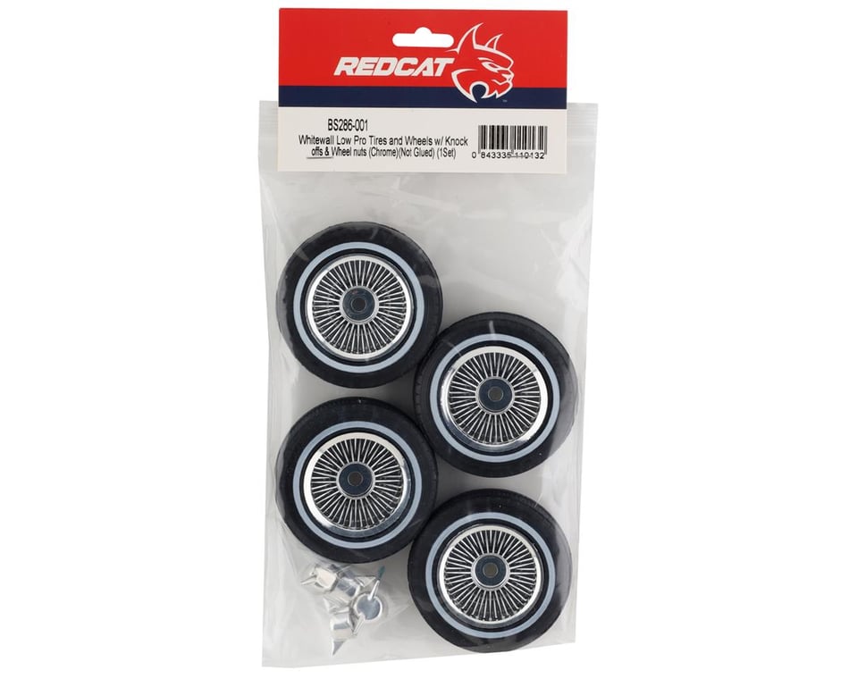 Redcat Lowrider Low Profile Tire (4) w/12mm Hex [RER13882] - HobbyTown