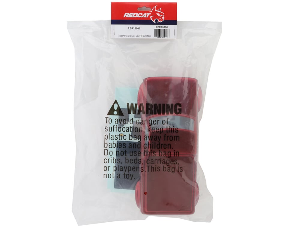 Redcat Ascent-18 Micro Crawler Pre-Painted Body (Red) [RER29968