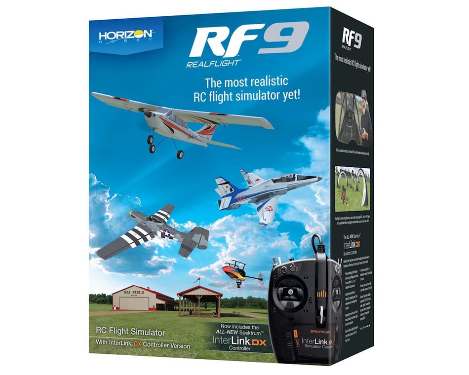 RealFlight 9 Flight Simulator w/Spektrum Transmitter [RFL1100