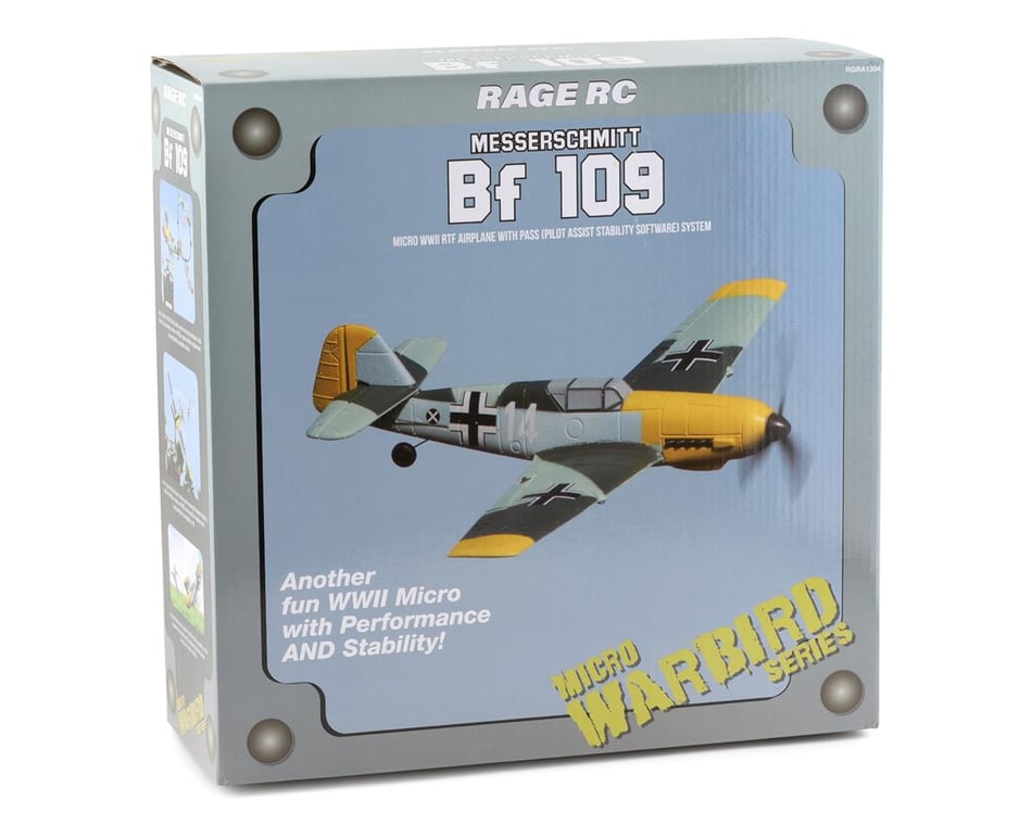 RAGE Messerschmitt Bf 109 Micro Warbirds RTF Electric Airplane