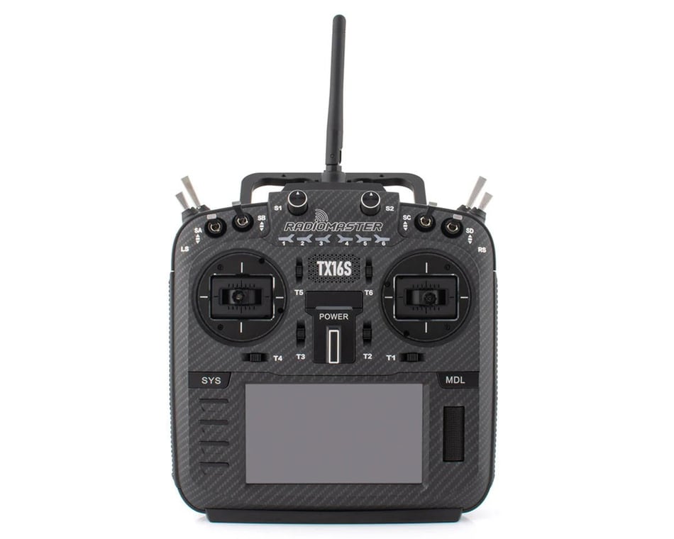 RadioMaster TX16S MKII Max 2.4GHz 16-Channel Radio System w/V4 Hall Gimbal  [RM-HP0157.0024-BLK] - HobbyTown