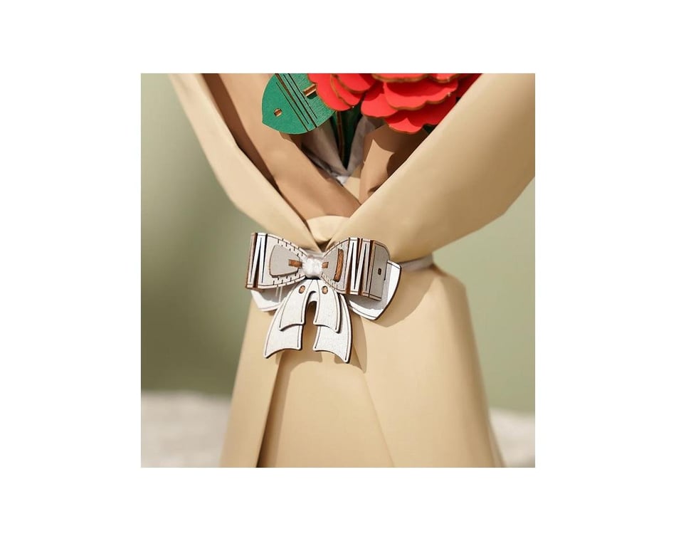 Robotime - Wooden Flower Bouquet 3D Wooden Puzzle - TW01H