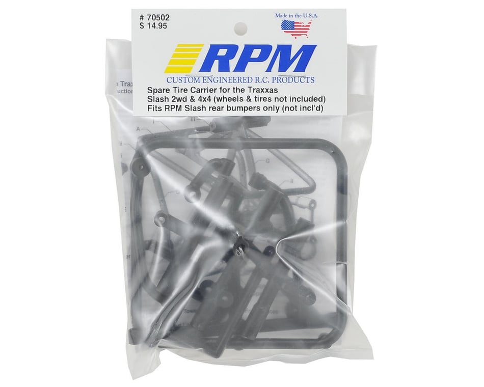 RPM 70502 Spare Tire Carrier Black Slash 2wd 4x4 for sale online