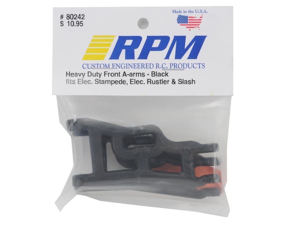 RPM 80242 Front A-Arms Black Traxxas Slash/Nitro Slash 2