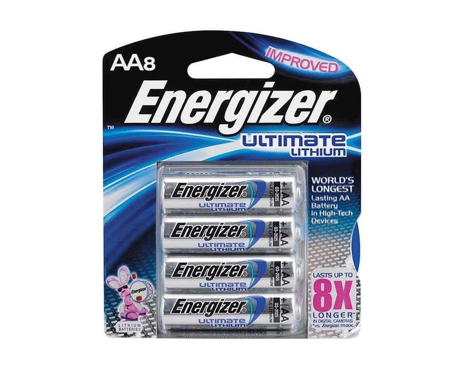 RadioShack Energizer Ultimate Lithium AA Batteries (8-Pack) [RSH2300662] -  HobbyTown